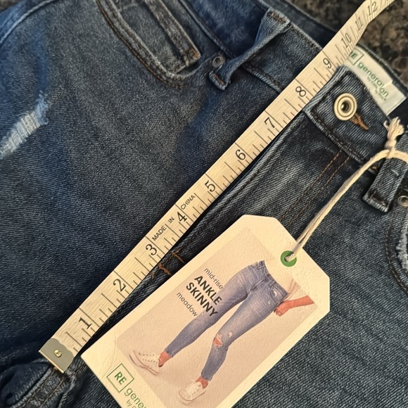 reGeneration by Pink mid rise denim ankle skinny Jeans NWT 5/27 - Picture 10 of 11
